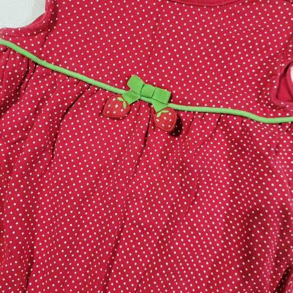 Gymboree Outlet 12-18 month Used VG romper Strawberry line. Mixed Bin Z33 - Picture 2 of 3
